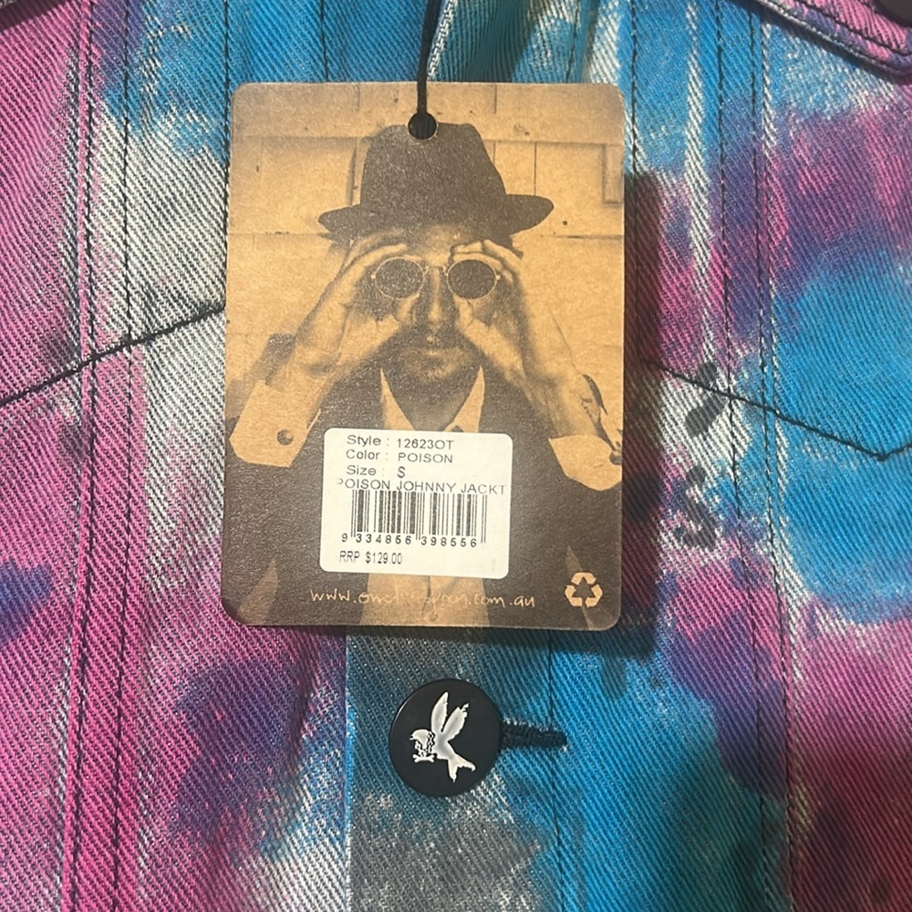 One Teaspoon Colorful Denim Jacket - Picture 2 of 6